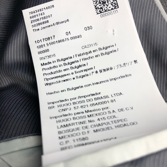 Hugo Boss The James/Sharp6 suit Size EU46/US36 - Picture 7 of 10